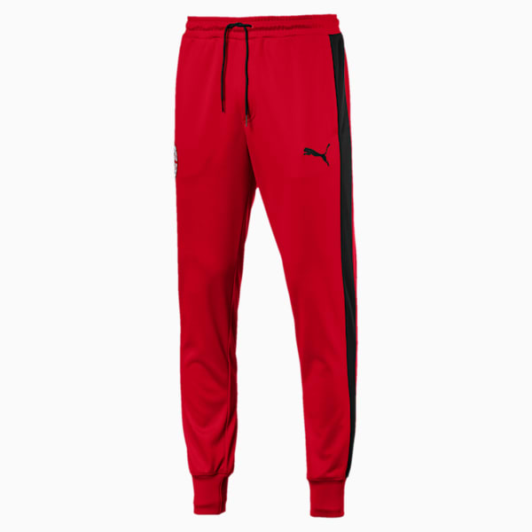 AC Milan Men's T7 Pants, Tango Red-Puma Black, extralarge