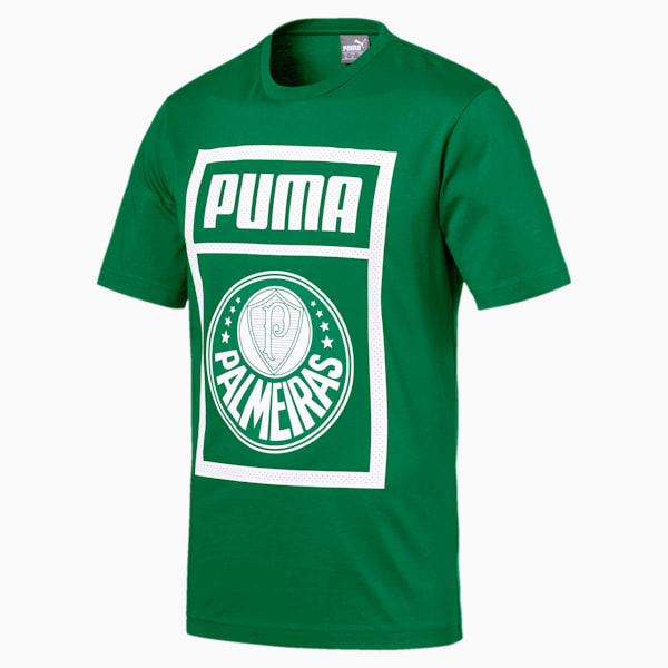 Palmeiras Men graphic Tee, Amazon Green-Puma White, extralarge