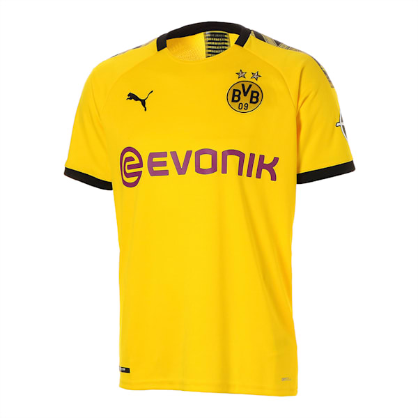 ドルトムント BVB SS ホーム レプリカシャツ, Cyber Yellow-Puma Black, extralarge-JPN