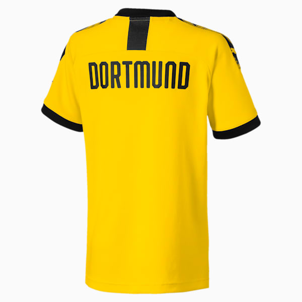 BVB Home Replica Jersey JR, Cyber Yellow-Puma Black, extralarge