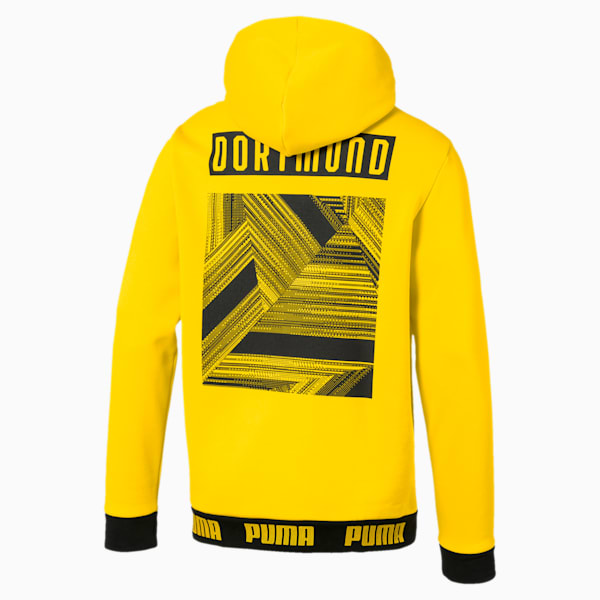 BVB Ftbl Culture Men's Hoodie, Cyber Yellow, extralarge