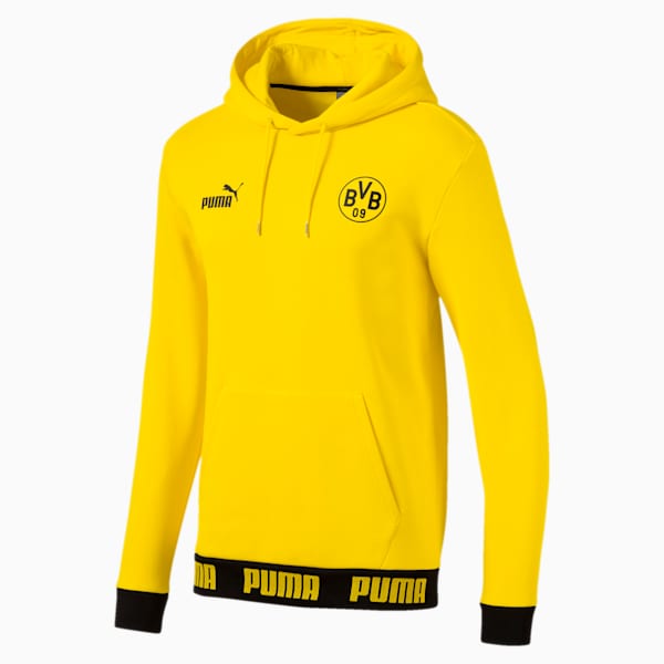 BVB Ftbl Culture Men's Hoodie, Cyber Yellow, extralarge