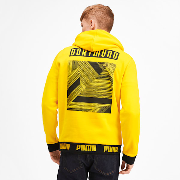 BVB Ftbl Culture Men's Hoodie, Cyber Yellow, extralarge