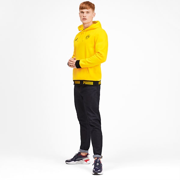 BVB Ftbl Culture Men's Hoodie, Cyber Yellow, extralarge