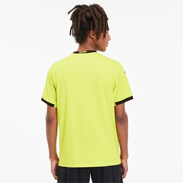 Czech Republic Men's Away Replica Jersey, Limepunch-Puma Black, extralarge