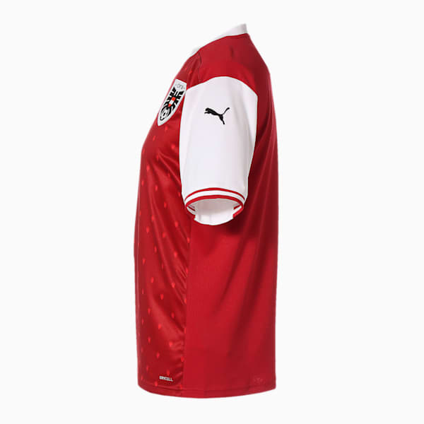 オーストリア OFB SS ホーム レプリカシャツ 半袖 ユニフォーム, Chili Pepper-Puma White-Puma Red, extralarge-JPN