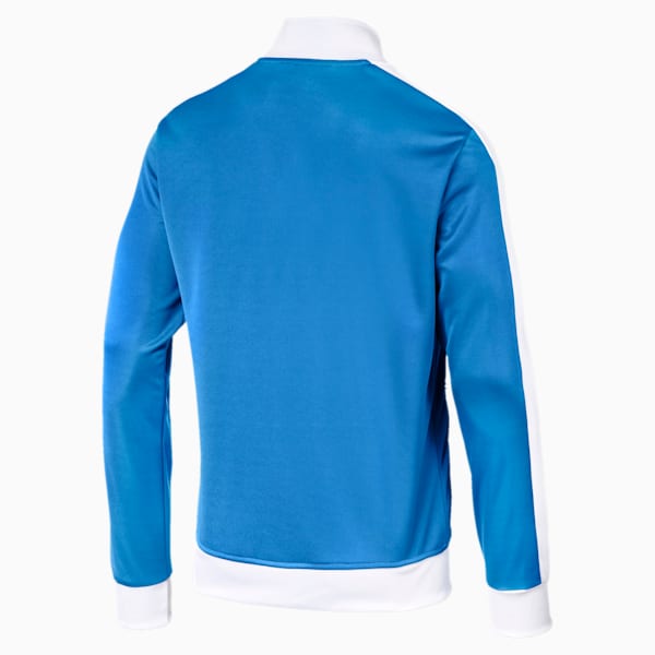 Manchester City FC 125th Anniversary Men’s T7 Track Jacket, Marina-Puma White, extralarge