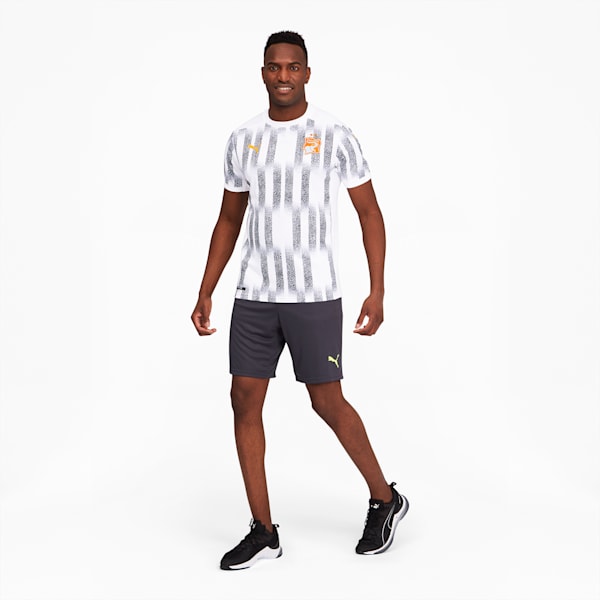 Ivory Coast Men's Away Replica Jersey, Puma White-Flame Orange, extralarge