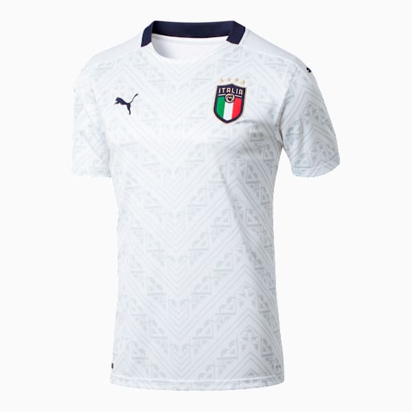 FIGC Away Replica Jersey, Puma White-Peacoat, extralarge