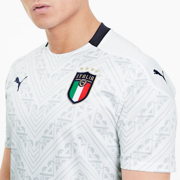 FIGC Away Replica Jersey, Puma White-Peacoat, extralarge