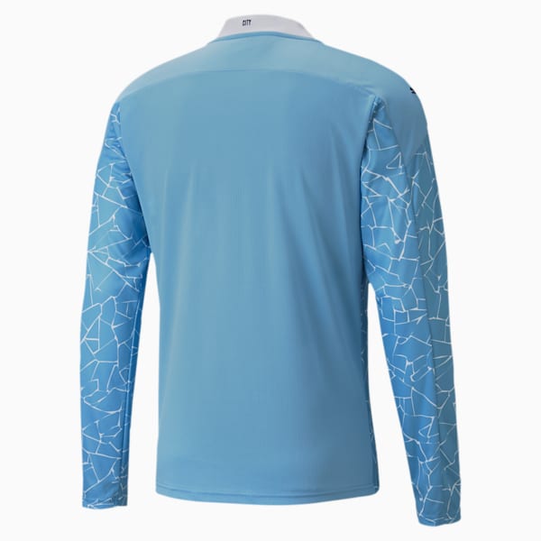 Manchester City Home Replica Long Sleeve dryCELL Men's Jersey, Team Light Blue-Peacoat, extralarge-IND