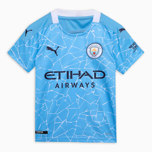 Manchester City FC Home Replica dryCELL Kid's Jersey, Team Light Blue-Peacoat, extralarge-IND
