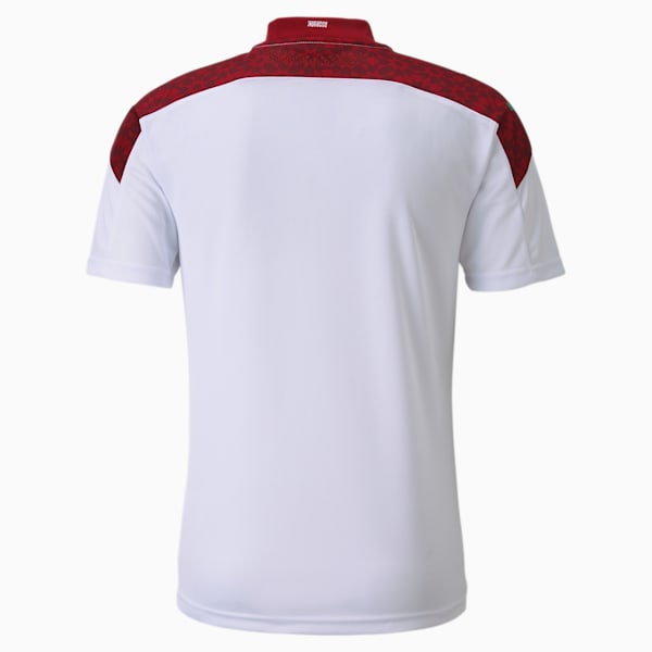 Morocco Men's Away Replica Jersey, Puma White-Pepper Green, extralarge