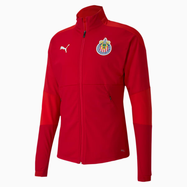 Chivas Men's Training Jacket, Tango Red -Puma Red, extralarge