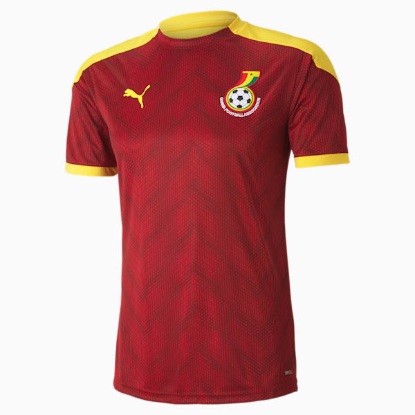 Ghana Men's Stadium Jersey, Chili Pepper-Dandelion, extralarge