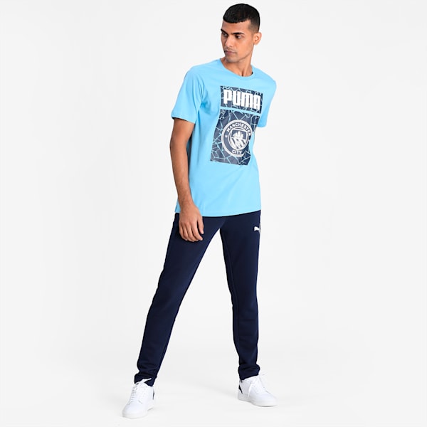 Manchester City FC ftblCore Men's Graphic Tee, Team Light Blue-Peacoat, extralarge