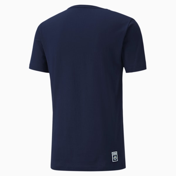 Manchester City FC ftblCore Men's Graphic Tee, Peacoat-Whisper White, extralarge