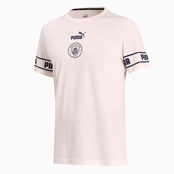 Manchester City ftblCULTURE Men's Football T-Shirt, Whisper White-Peacoat, extralarge-IND