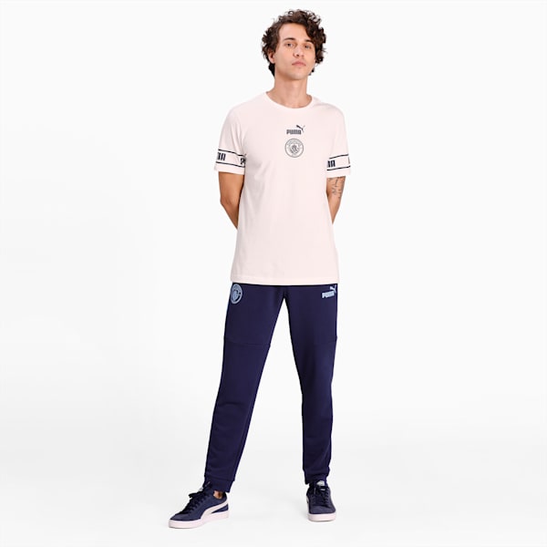 Manchester City ftblCULTURE Men's Football T-Shirt, Whisper White-Peacoat, extralarge-IND