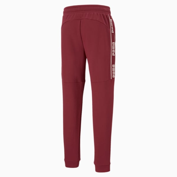 BVB ftblCULTURE Men's Track Pants, Burgundy-Cyber Yellow, extralarge