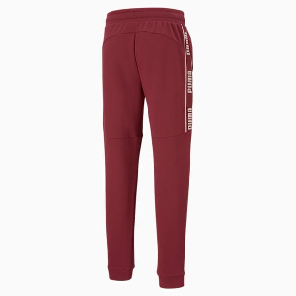BVB ftblCulture Men's Track Pants, Burgundy-Cyber Yellow, extralarge