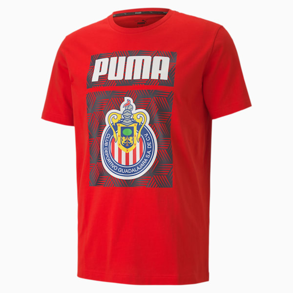 Chivas ftblCore Men's Graphic Tee, Puma Red, extralarge