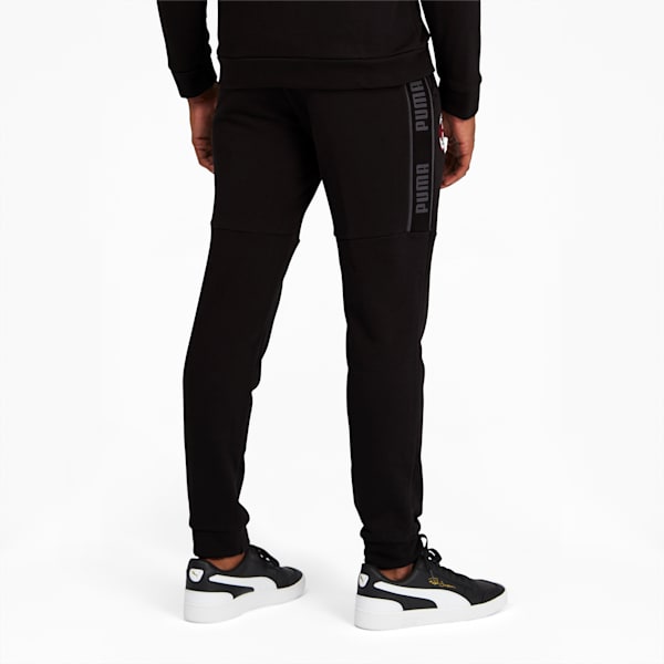 AC Milan ftblCulture Men's Track Pants, Puma Black-Tango Red, extralarge