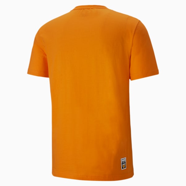 Valencia CF ftblCORE Graphic Men's Football T-Shirt, Vibrant Orange-Peacoat, extralarge-IND