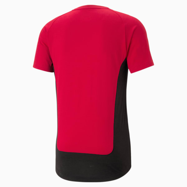 ACミラン ACM EVOSTRIPE Tシャツ, Tango Red -Puma Black, extralarge