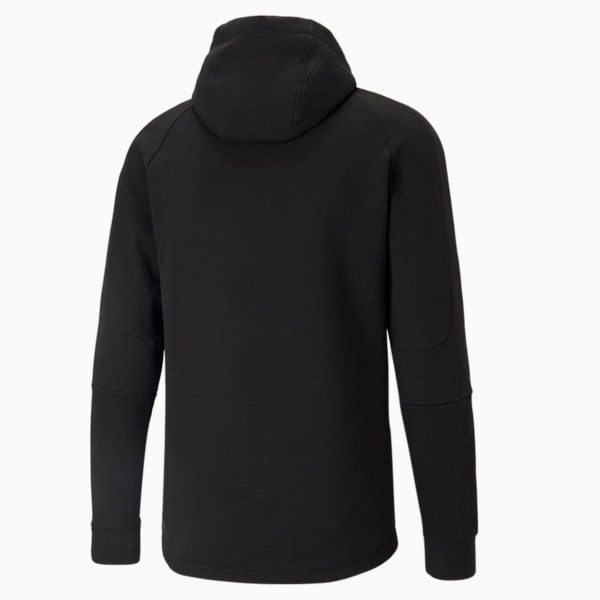 AC Milan Evostripe Men's Hoodie, Puma Black-Tango Red, extralarge