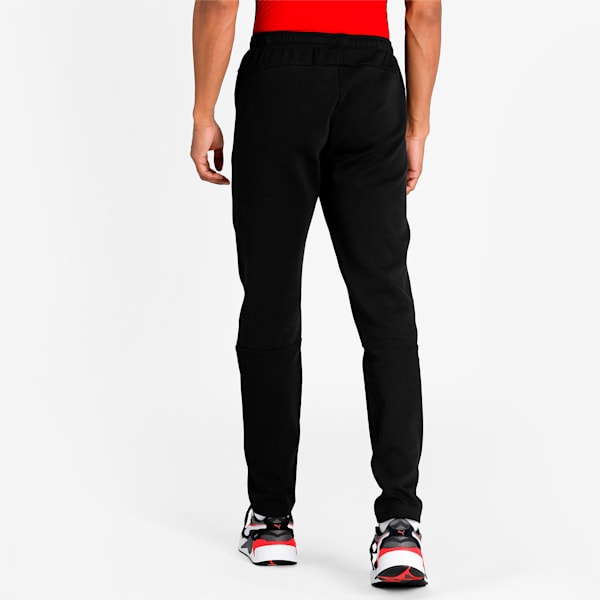ACM MCS Iconic Men's Football Track Pants, Tango Red -Puma Black, extralarge-IND