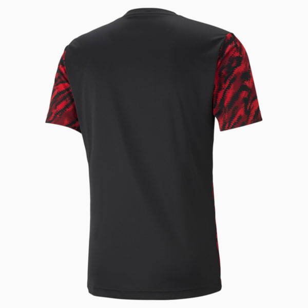 AC Milan Iconic MCS Men's Graphic Tee, Tango Red -Puma Black, extralarge