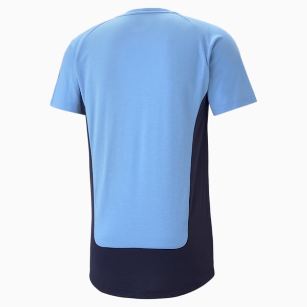 マンチェスター シティー MCFC EVOSTRIPE Tシャツ, Team Light Blue-Peacoat, extralarge
