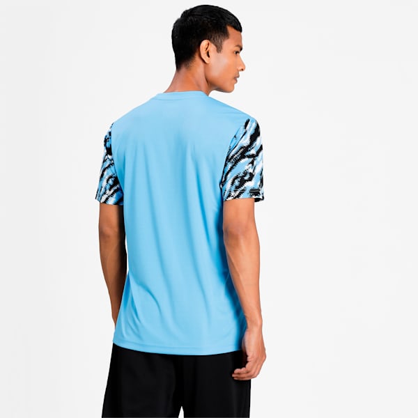Manchester City FC Iconic MCS Men's Graphic Tee, Black-Team Light Blue-White, extralarge