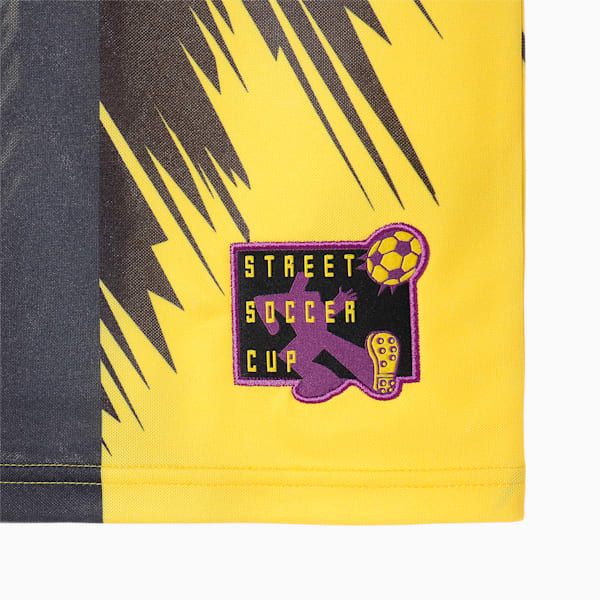 ドルトムント BVB STREET SOCCER 半袖 Tシャツ, Ebony-Puma Black-Cyber Yellow, extralarge-JPN