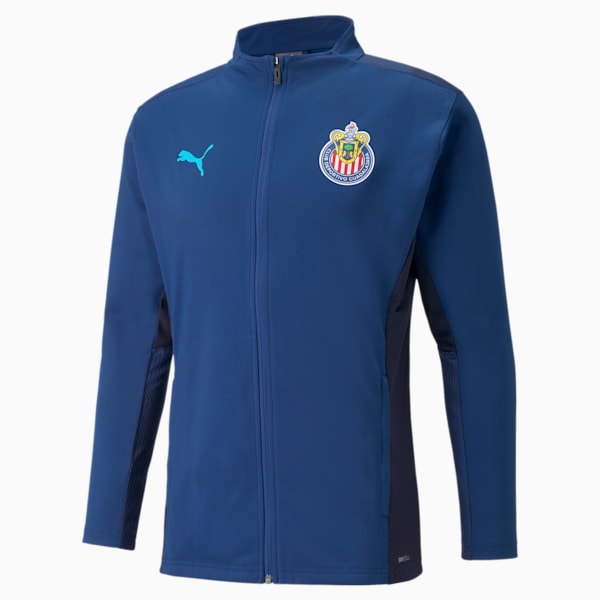 Chivas Training Men's Soccer Jacket, Limoges-Peacoat, extralarge