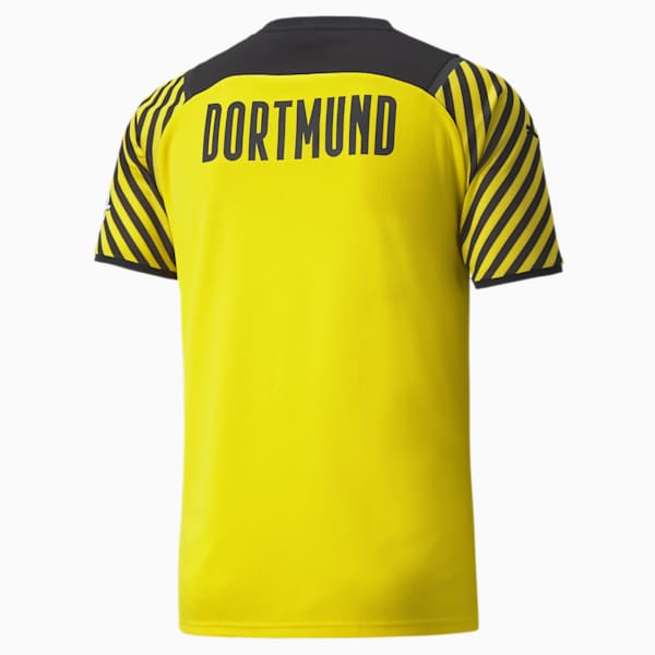ドルトムント BVB ホーム 半袖 レプリカシャツ ユニフォーム, Cyber Yellow-Puma Black, extralarge-IND