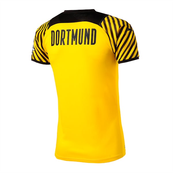 ドルトムント BVB ホーム 半袖 レプリカシャツ ユニフォーム, Cyber Yellow-Puma Black