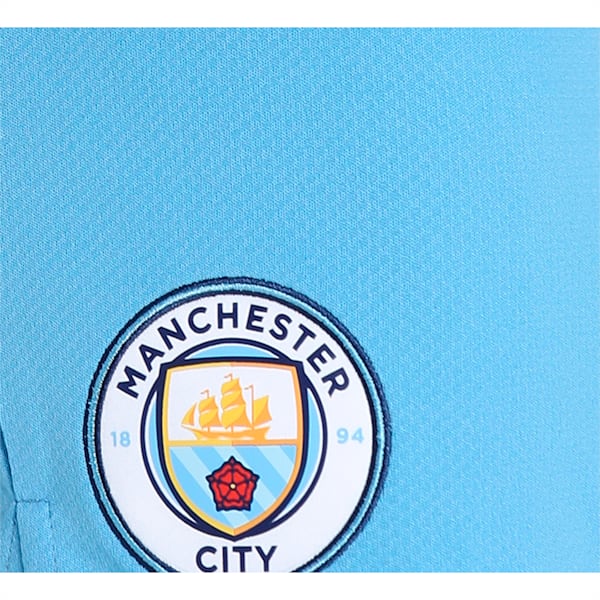Manchester City Men's Replica Shorts, Team Light Blue-Puma White