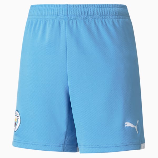 Manchester City Kid's Replica Shorts, Team Light Blue-Puma White
