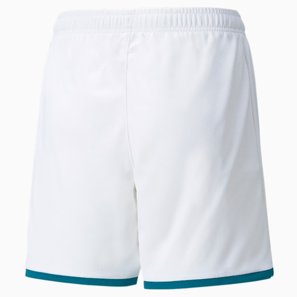 Manchester City Youth Replica Shorts, Puma White-Ocean Depths, extralarge-IND