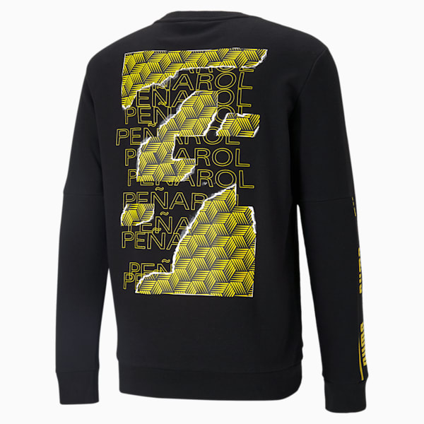Peñarol FtblCulture Men's Football Sweater, Puma Black, extralarge-IND
