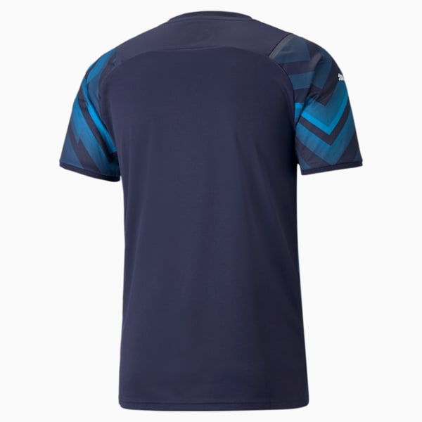 Olympique de Marseille Away Men's Replica Shirt, Peacoat-Bleu Azur, extralarge-IND
