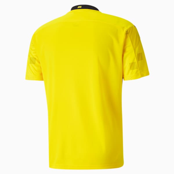 BVB Cup Men's Replica Jersey, Cyber Yellow-Puma Black, extralarge