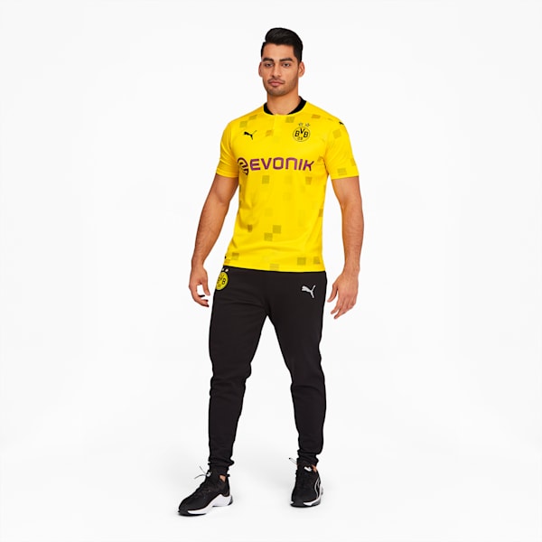 BVB Cup Men's Replica Jersey, Cyber Yellow-Puma Black, extralarge