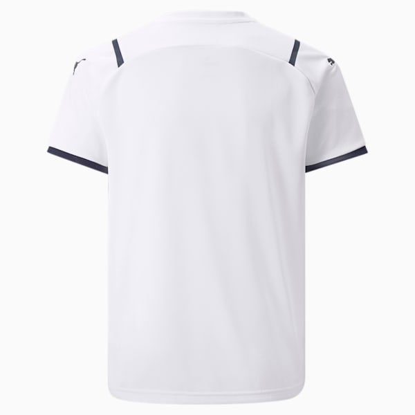 FIGC Away Kids' Replica Jersey JR, Puma White-Peacoat, extralarge