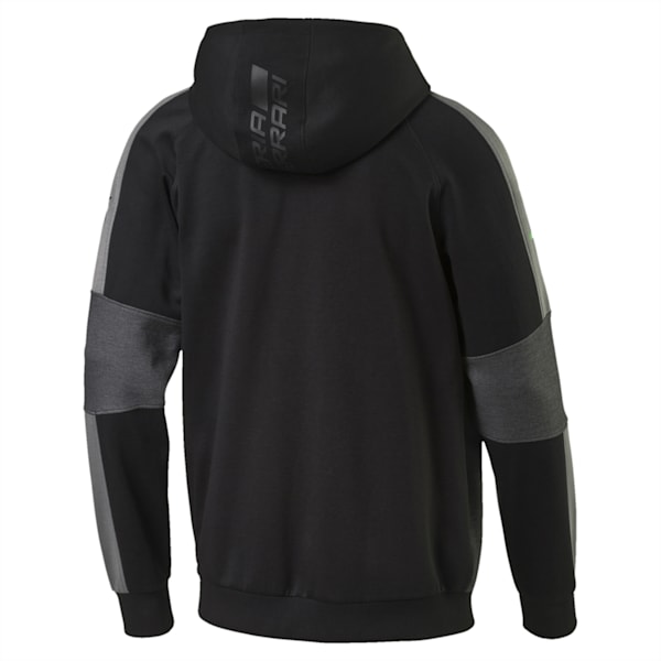 Ferrari Men’s Hooded Sweat Jacket, Puma Black, extralarge-IND