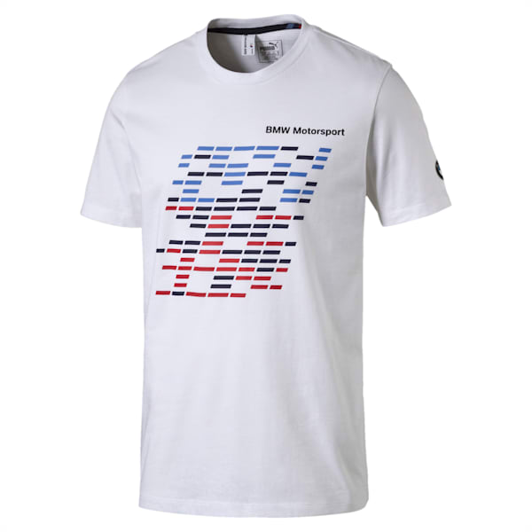 BMW MSP Graphic Men's T-Shirt, Puma White, extralarge-IND