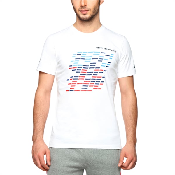 BMW MSP Graphic Men's T-Shirt, Puma White, extralarge-IND