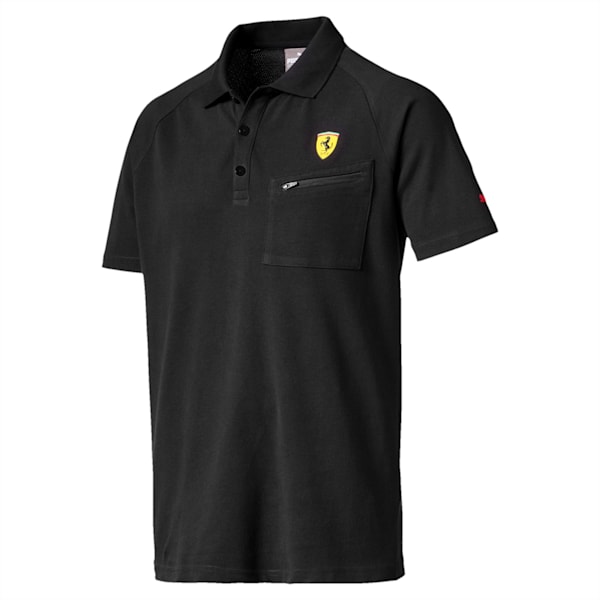 Ferrari Men’s Men's Polo, Puma Black, extralarge-IND